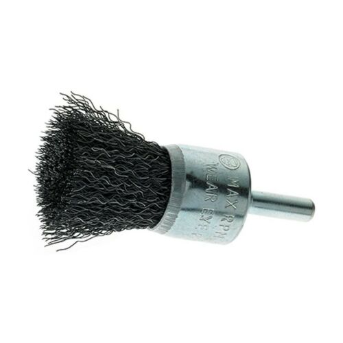 3/4" Crimped Wire End Brush Carbon Steel With 1/4" Shank Die Grinder Or Drill